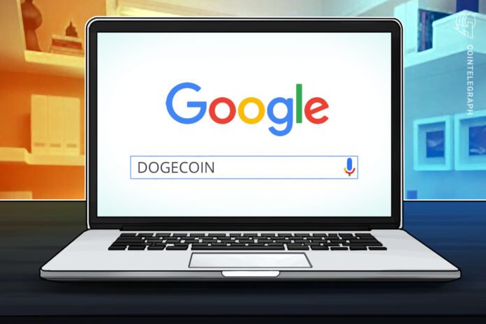 Google searches for Dogecoin surpass Bitcoin for the first time